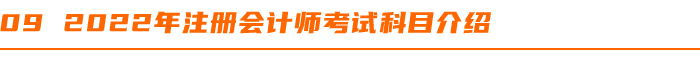 2022年(nián)注冊會(huì)計(jì)師(shī)考試科(kē)目介紹